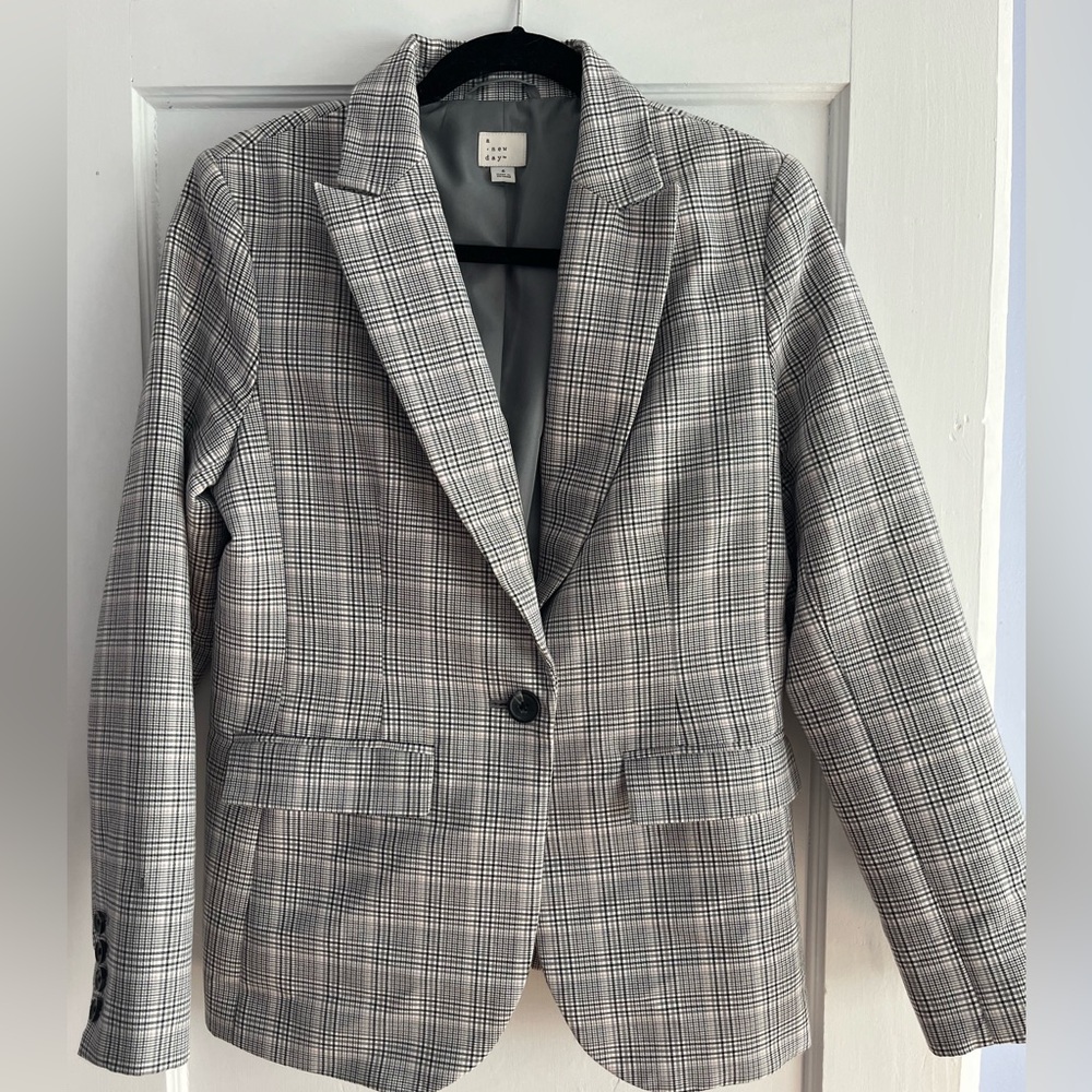 Plaid Blazer